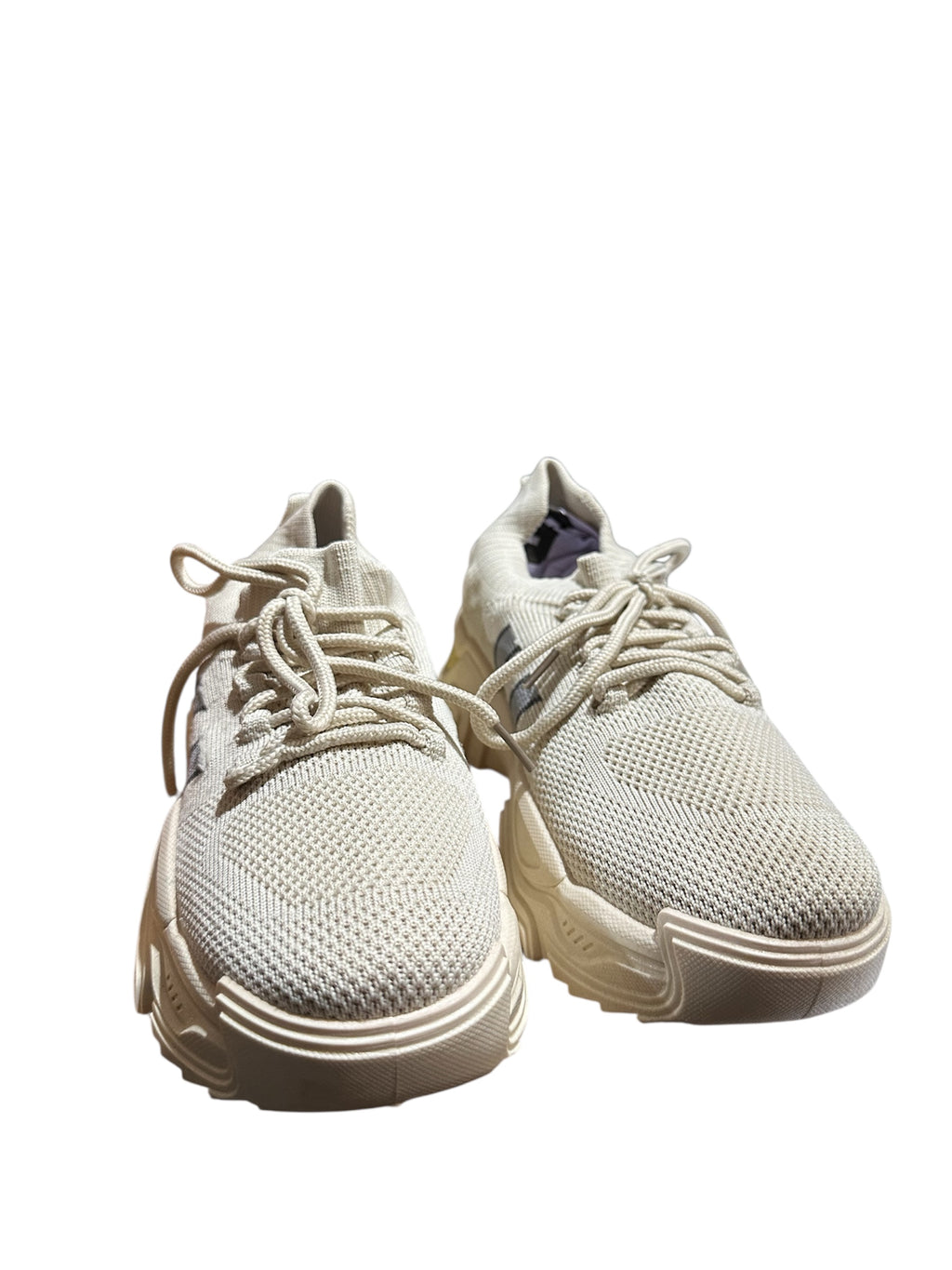 Beige (cream) Double Sole Jogger Shoes