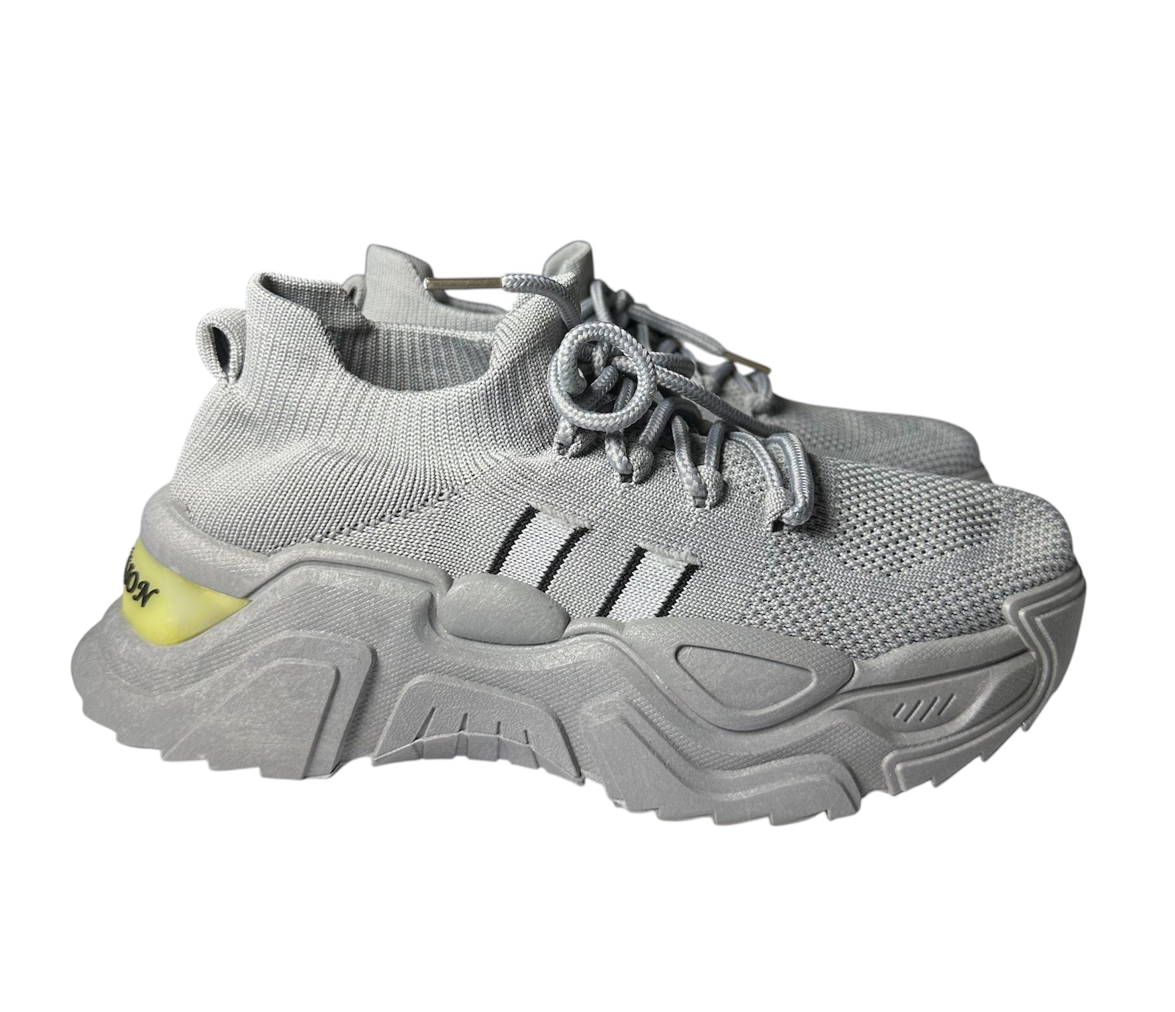 Grey Double Sole Jogger Shoes