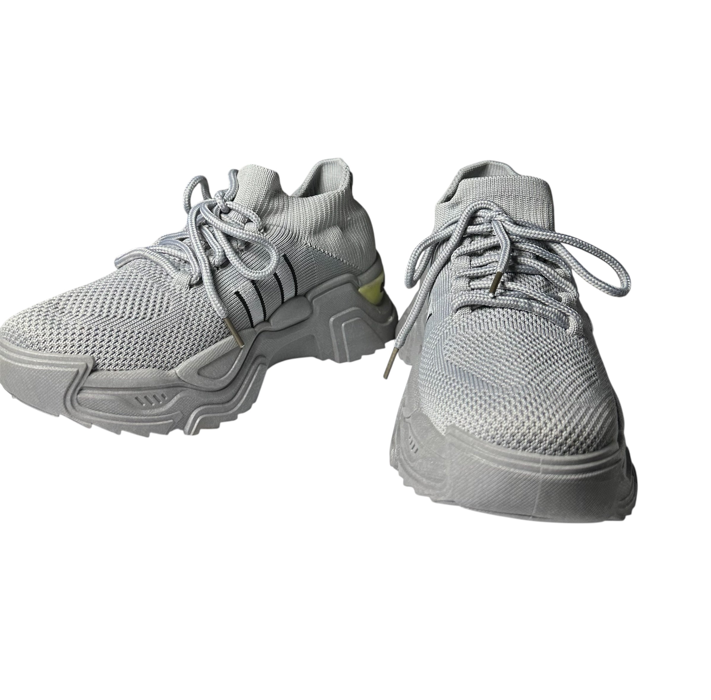 Grey Double Sole Jogger Shoes