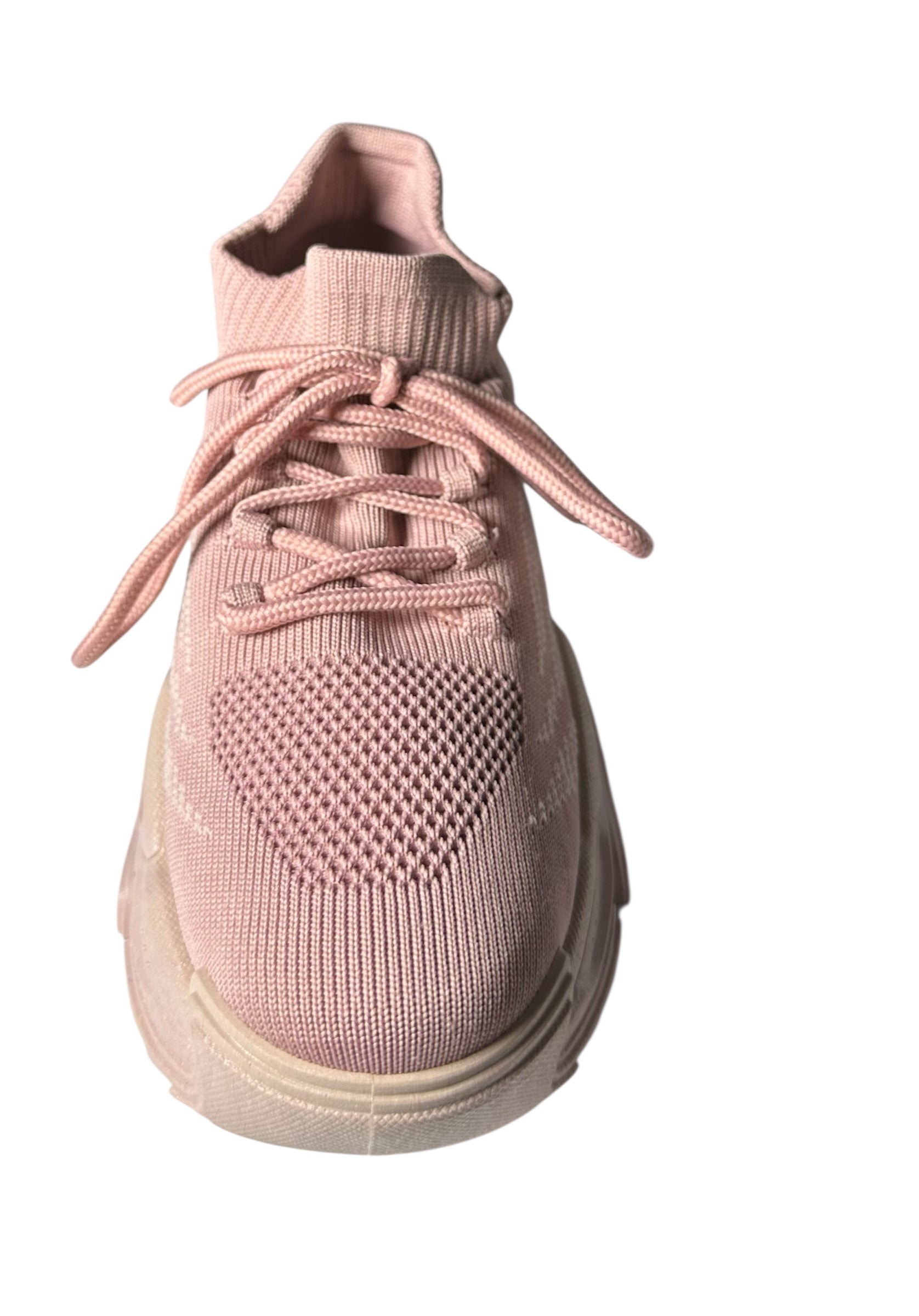 Pink Double Sole Jogger Shoes – 2 Inch Height Increase