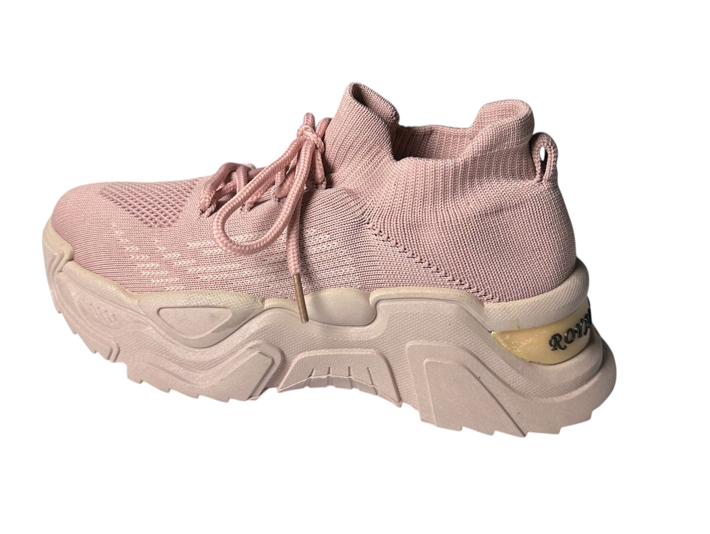 Pink Double Sole Jogger Shoes – 2 Inch Height Increase