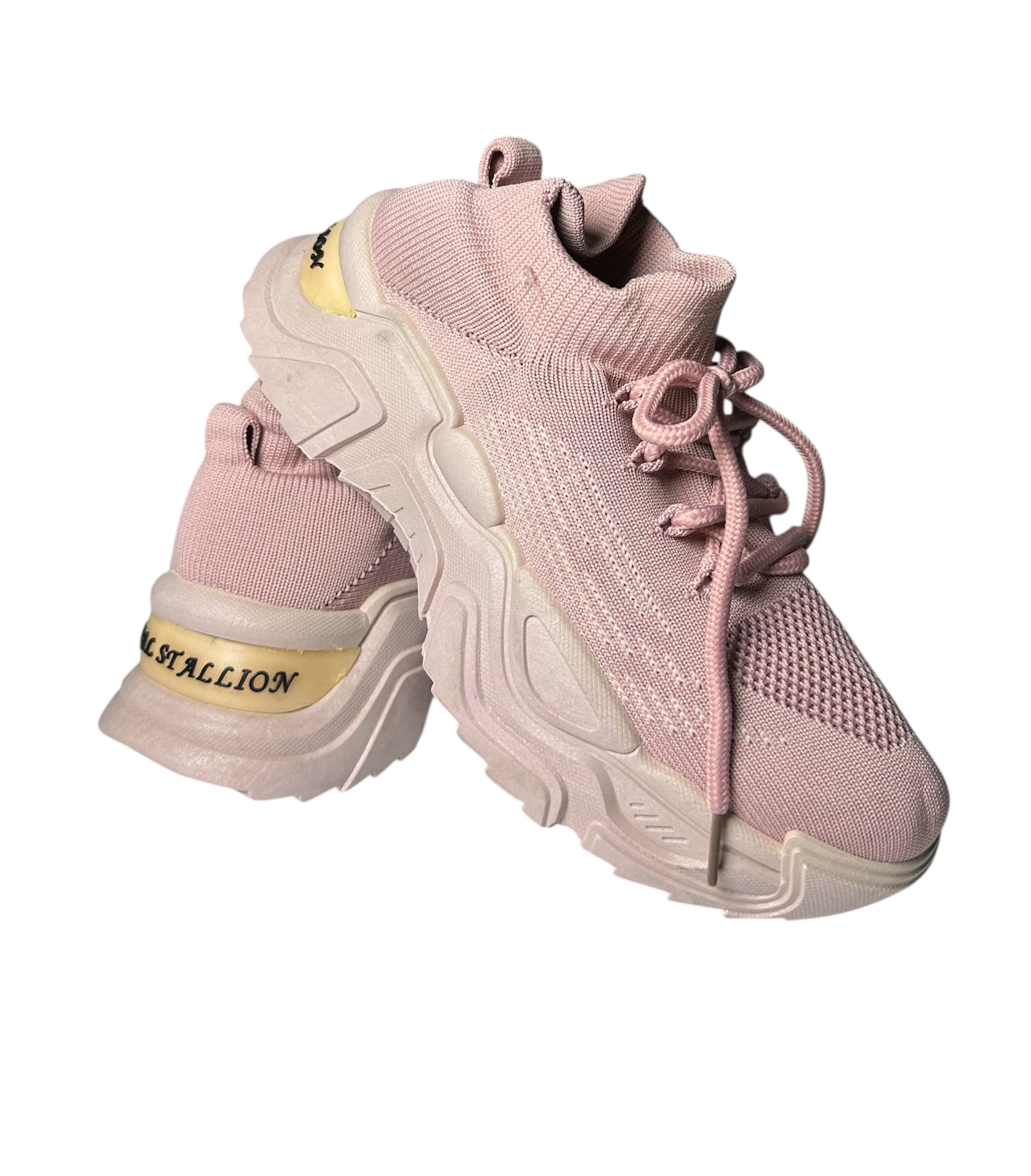 Pink Double Sole Jogger Shoes – 2 Inch Height Increase