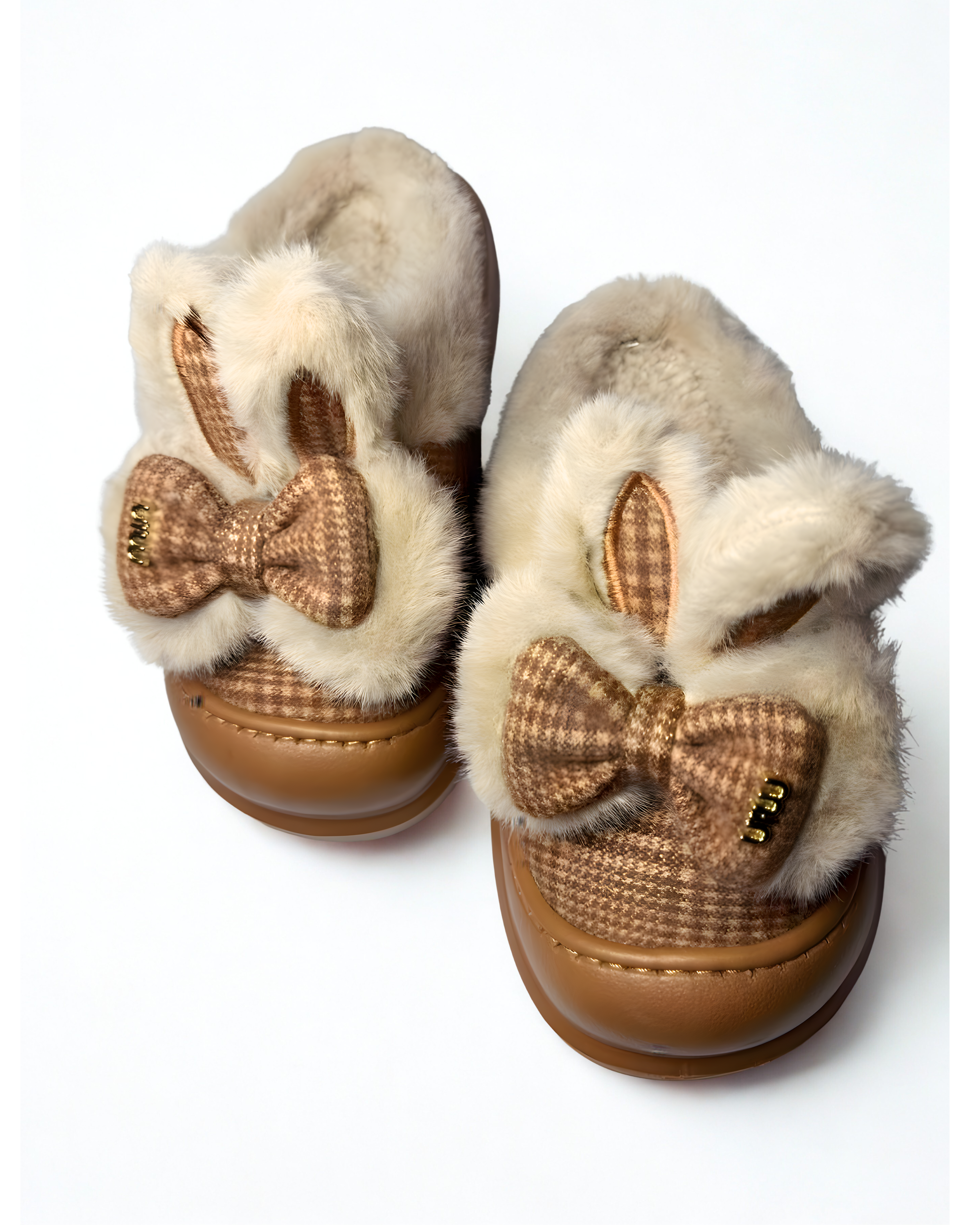 Winter Fur Slippers for Women | Soft Medicated Sole Warm Slippers